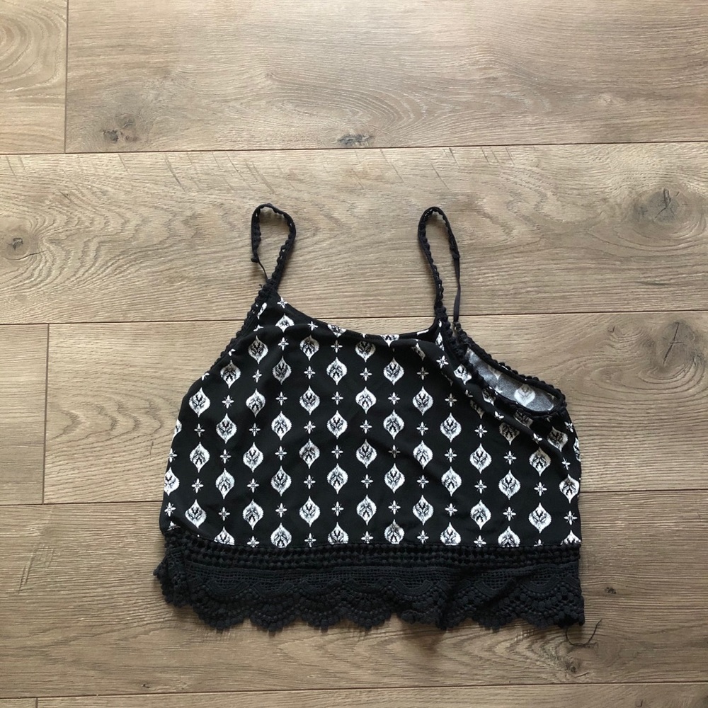 Black shirt tank top